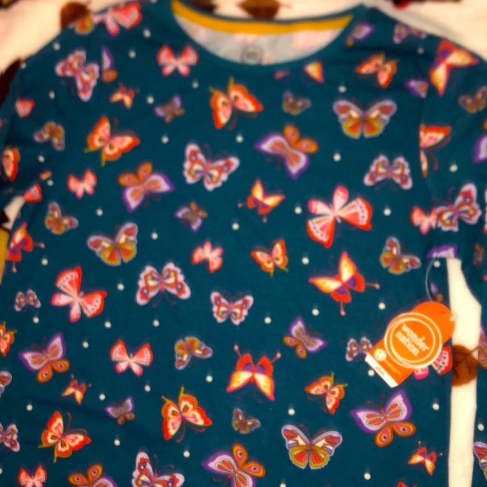 Butterfly long sleeve shirt